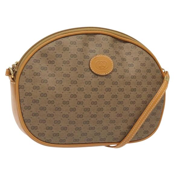 GUCCI Micro GG Supreme Shoulder Bag Pvc Beige Gold 007 89 007 89 - Picture 1 of 13